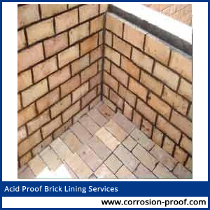 acid proof brick lining services