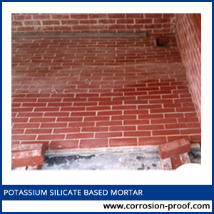 potassium silicate based mortar