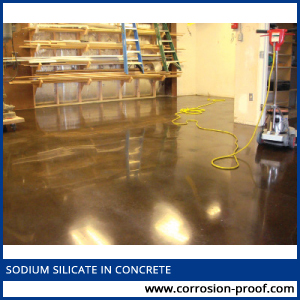 sodium silicate in concrete