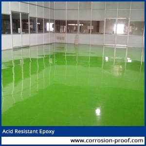 acid resistant epoxy paint