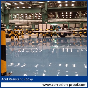 Acid Resistant Paint for Battery Room.